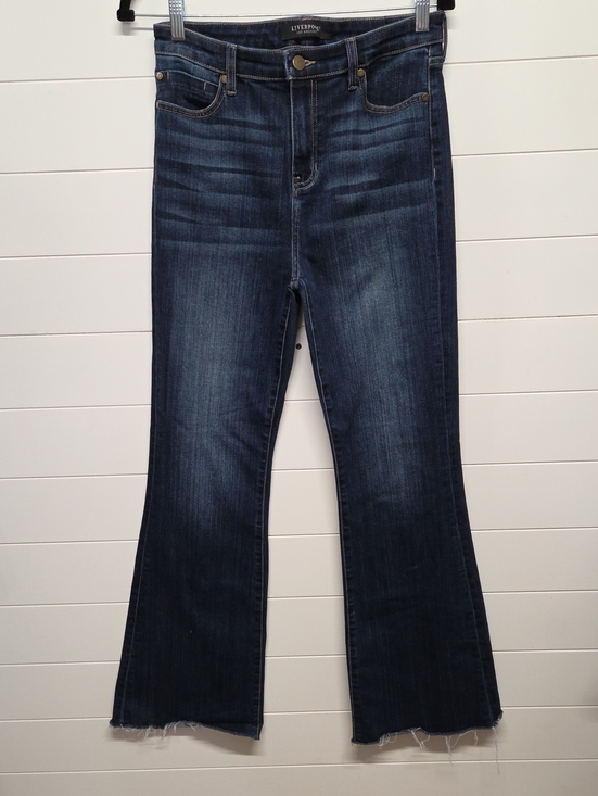 Liverpool Denim - Liverpool Flare Jeans Size 6 Raw Hem